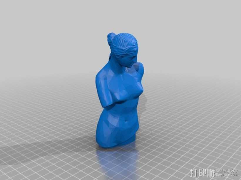 维纳斯 3D打印模型渲染图