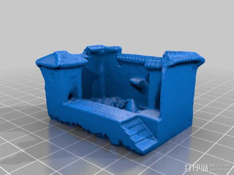 猪舍和茅房 建筑模型 3D打印模型渲染图