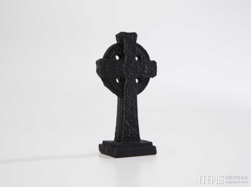 凯尔特十字架 3D打印模型渲染图
