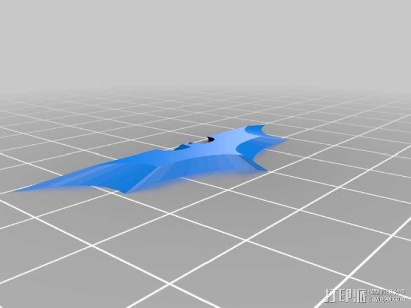 迷你蝙蝠 3D打印模型渲染图