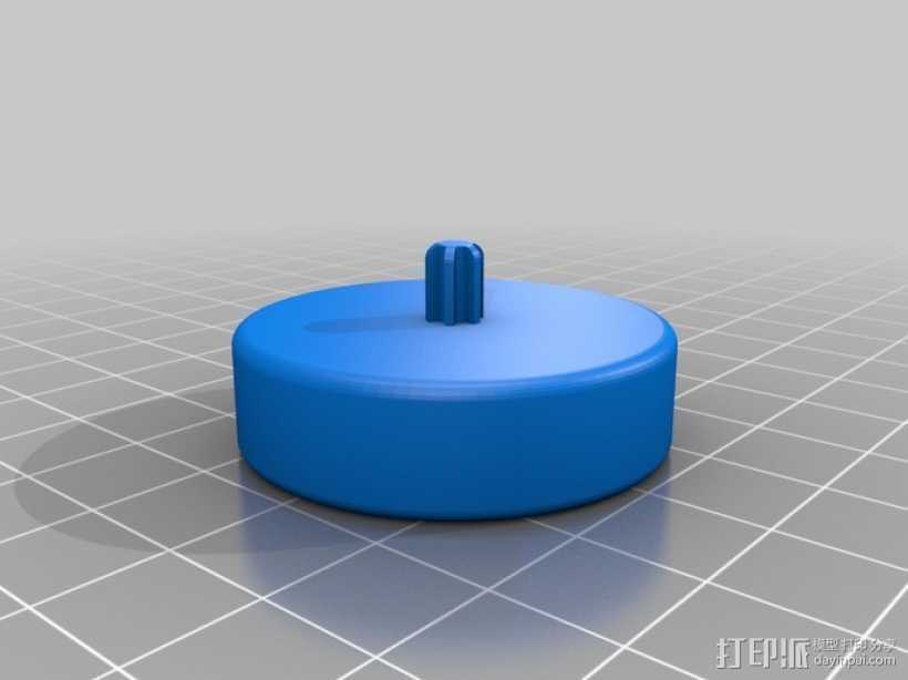 水瓶盖相机架 3D打印模型渲染图