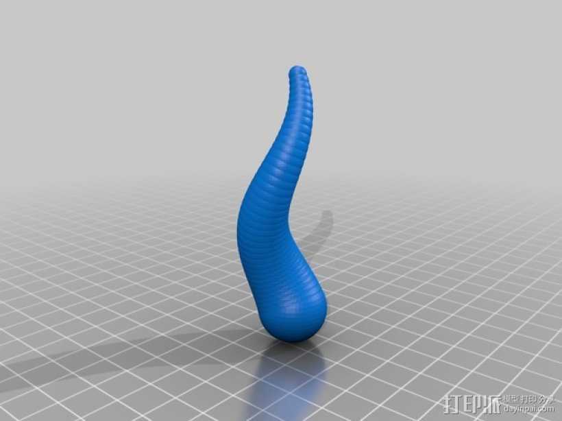 螺旋角模型 3D打印模型渲染图