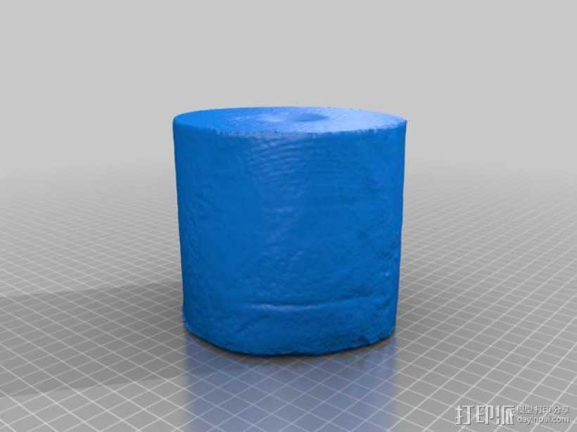 卷纸模型 3D打印模型渲染图