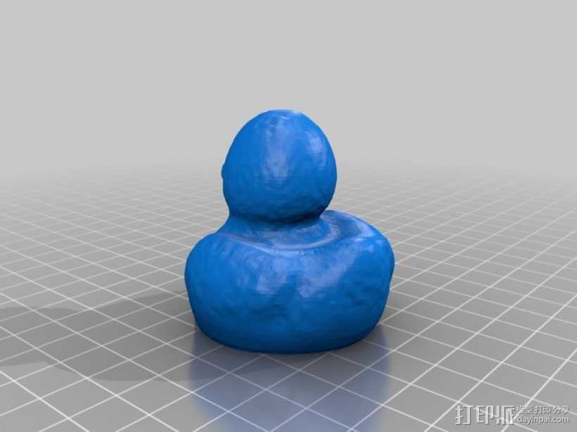 小黄鸭 橡皮鸭 3D打印模型渲染图