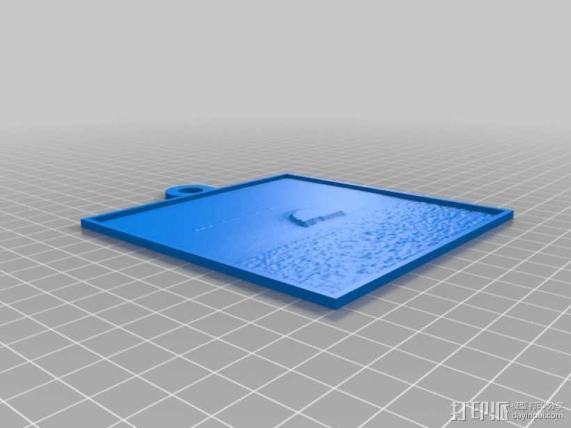 日落 3D打印模型渲染图