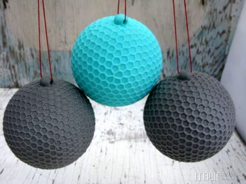 汤普森小球 3D打印模型渲染图
