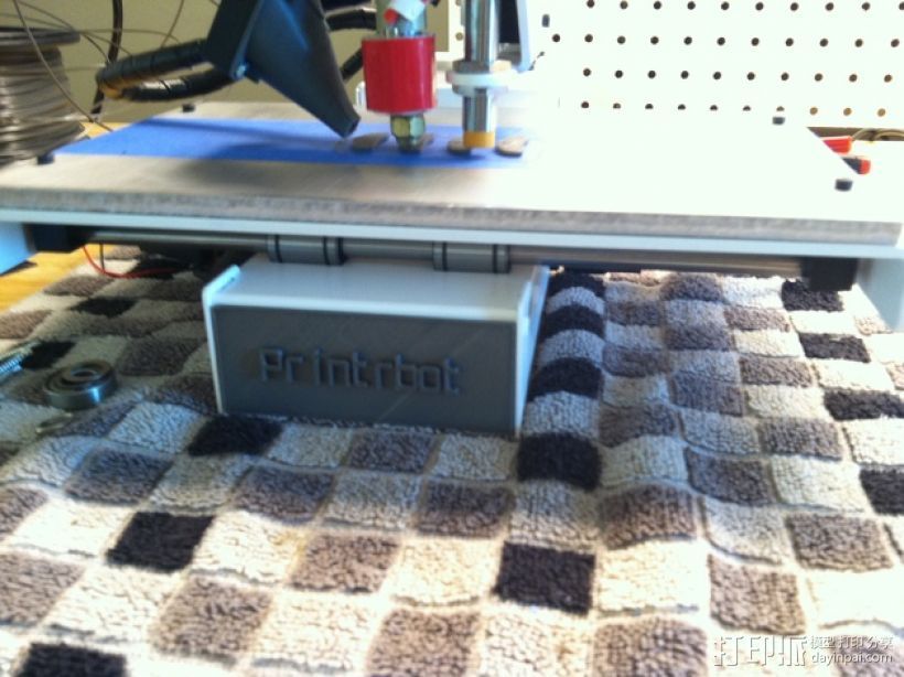 Printrbot打印机前板 面板 3D打印模型渲染图