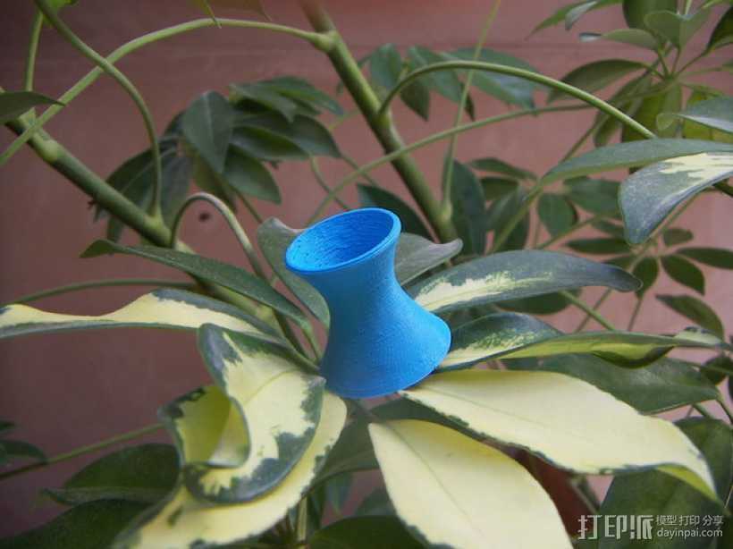直纹曲面 迷你花瓶 3D打印模型渲染图