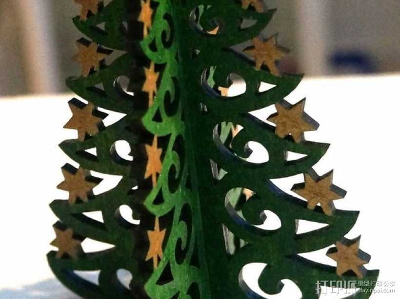 圣诞树 3D打印模型渲染图