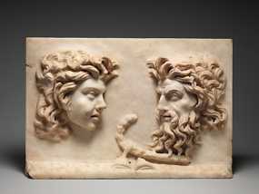 萨堤尔和西勒诺斯 古罗马雕塑