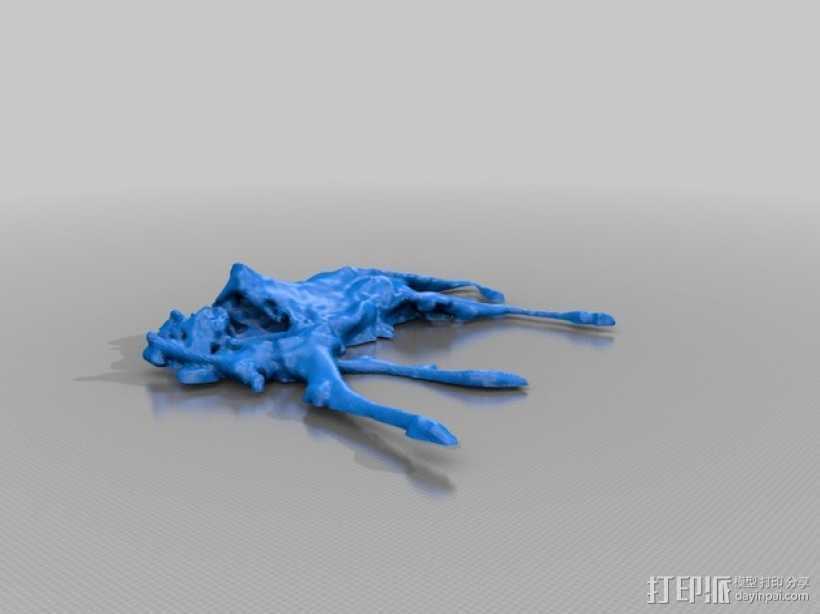 路毙的小鹿  3D打印模型渲染图