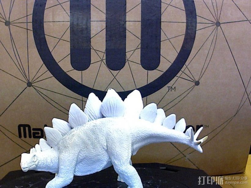 恐龙  3D打印模型渲染图