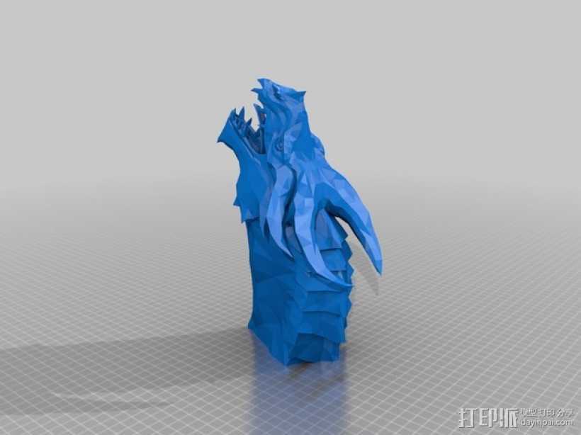 龙头  3D打印模型渲染图