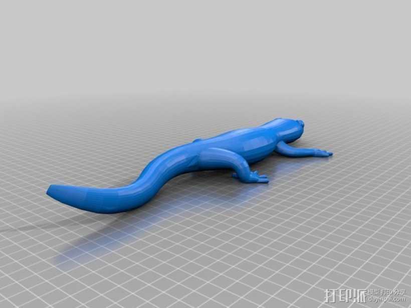 火蜥蜴 3D打印模型渲染图