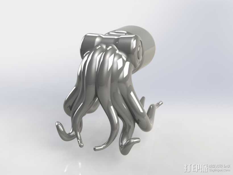 生命之光 -- 章鱼3号 3D打印模型渲染图