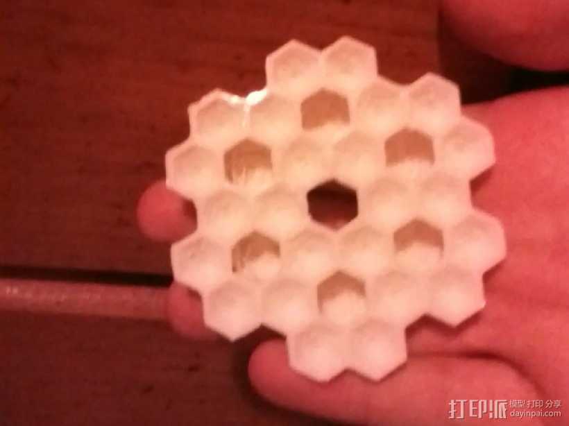 蜂巢 3D打印模型渲染图