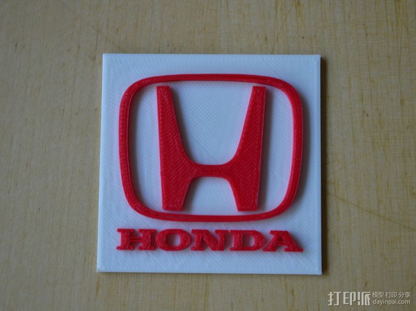 本田汽车 标志 3D打印模型渲染图