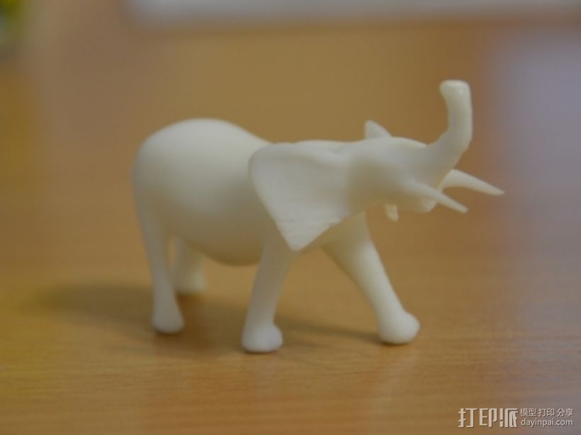 大象 3D打印模型渲染图
