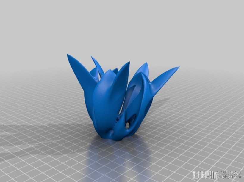 鸡蛋花 素馨 3D打印模型渲染图