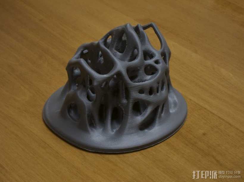 外星人大脑 3D打印模型渲染图