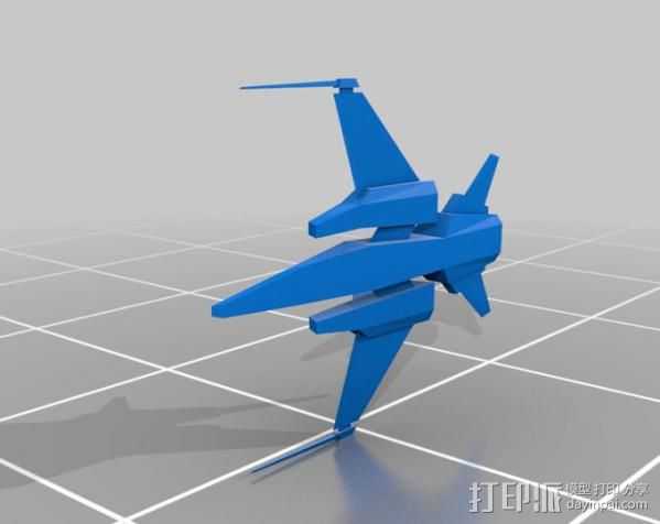飞机 飞船 3D打印模型渲染图