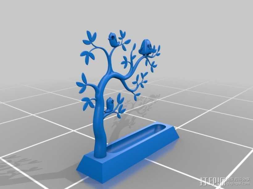珠宝树  3D打印模型渲染图
