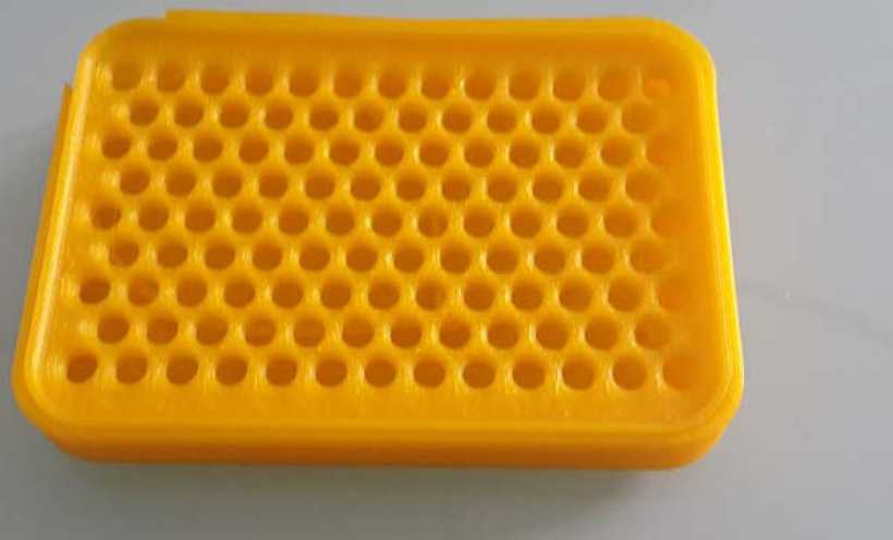 黄色的肥皂盒子 3D打印实物照片