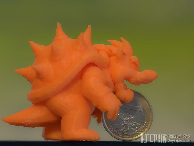 黑魔王 3D打印模型渲染图