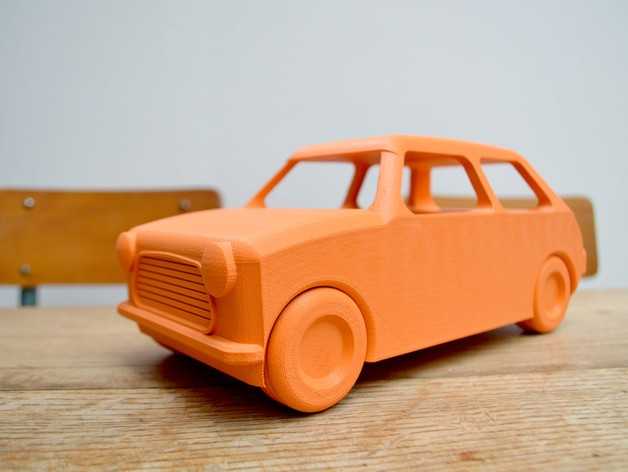 玩具小车 3D打印模型渲染图