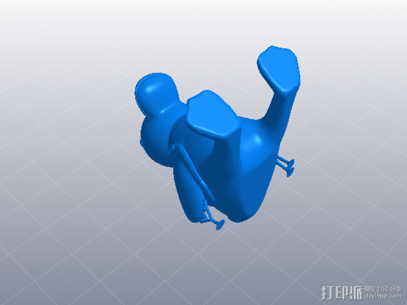 鸭子笔筒 手机座 3D打印模型渲染图