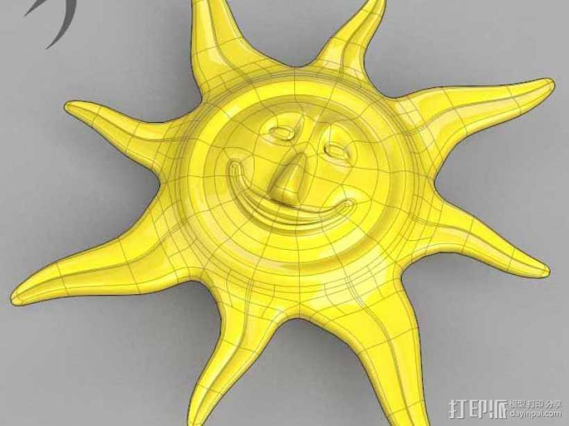珠宝（太阳神） 3D打印模型渲染图