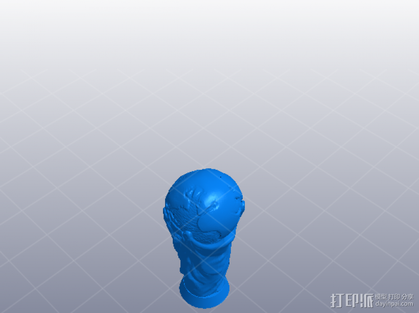 大力神杯 3D打印模型渲染图