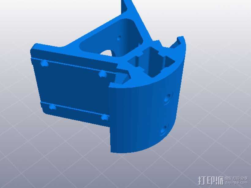 三角洲下支教 3D打印模型渲染图