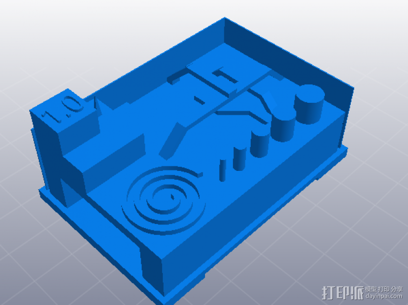 3D打印机综合测试模型 3D打印模型渲染图