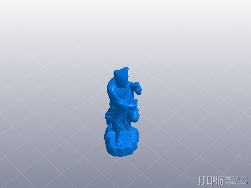 济公 精品模型 3D打印模型渲染图