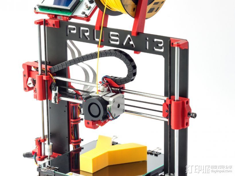 Prusa i3打印机 3D打印模型渲染图