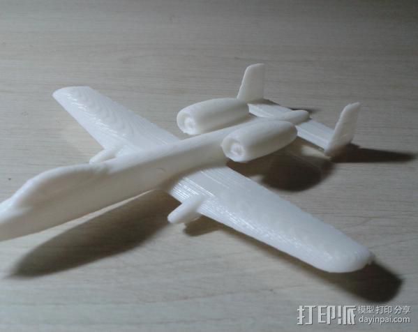 飞机 3D打印模型渲染图