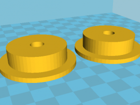 3D打印料盘滚轴roller