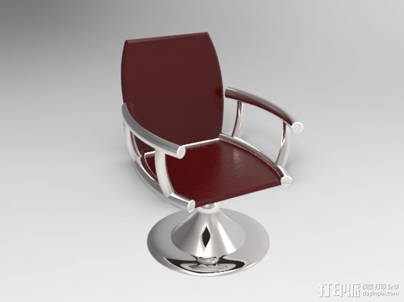 椅子 3D打印模型渲染图