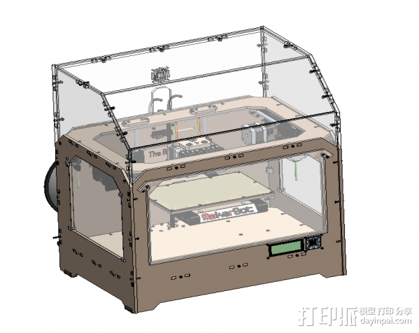 3D打印机 3D打印模型渲染图