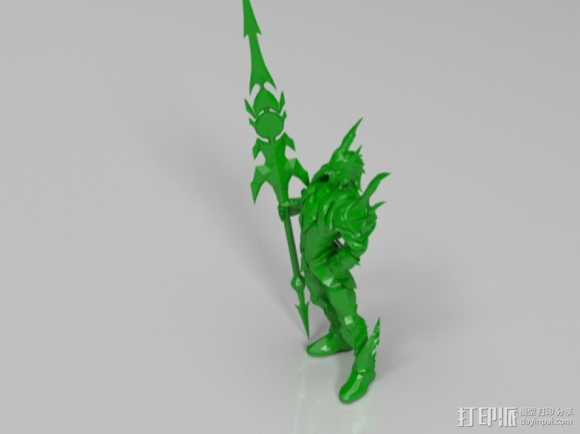 皇子 霸气的皇子 3D打印模型渲染图