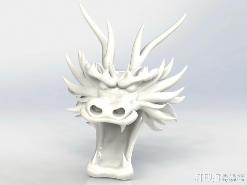 龙头 3D打印模型渲染图