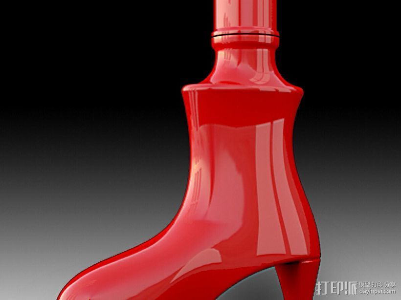 个性酒瓶设计 3D打印模型渲染图