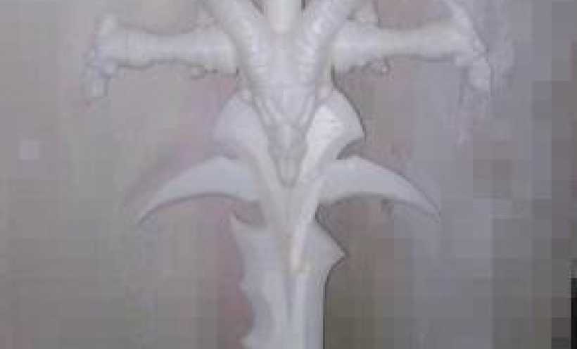 魔兽神器之霜之哀伤 3D打印实物照片