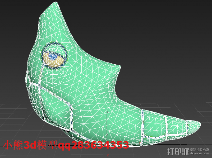 铁甲蛹 3D打印模型渲染图