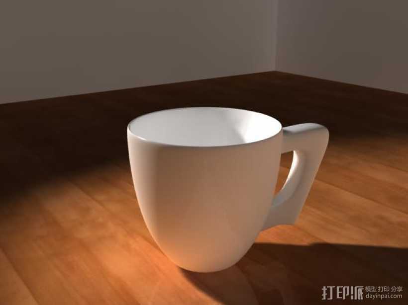 杯子 3D打印模型渲染图