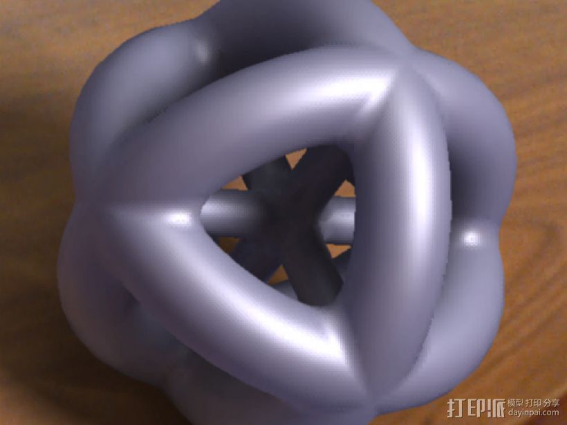 空心球 3D打印模型渲染图