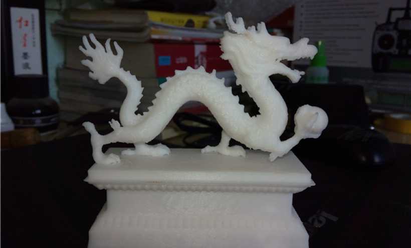中国龙 3D打印实物照片
