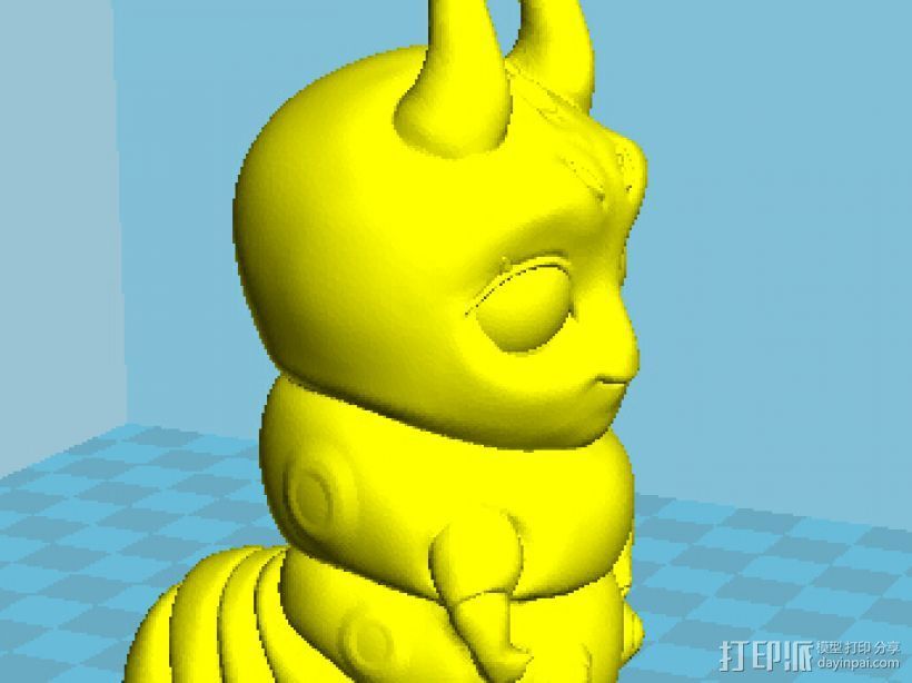 糖宝 3D打印模型渲染图