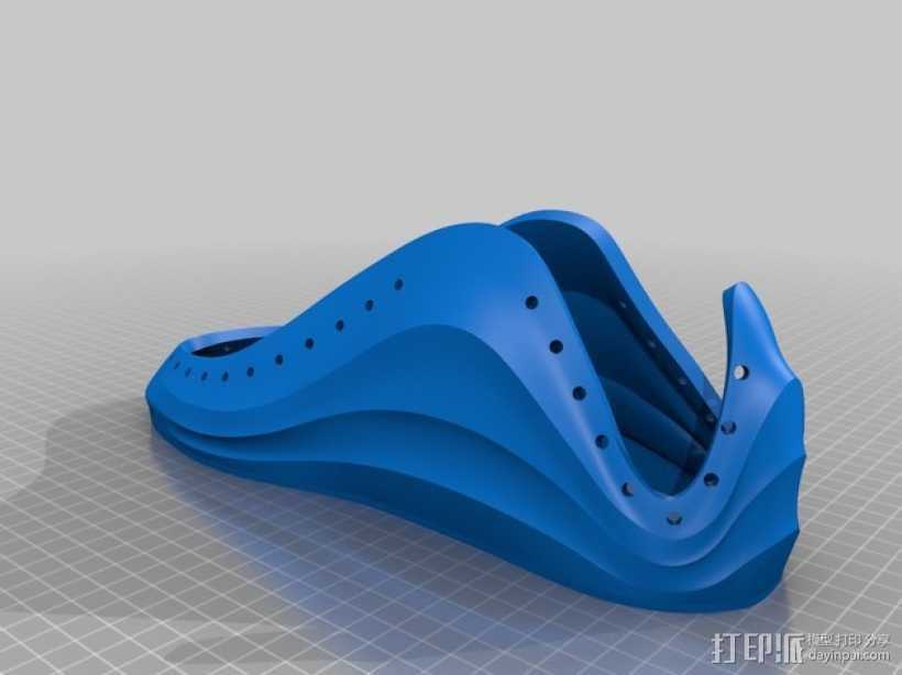 鞋 3D打印模型渲染图